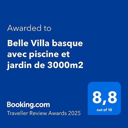 Belle Villa Basque Avec Piscine Et Jardin De 3000M2 Saint-Jean-de-Luz Bagian luar foto